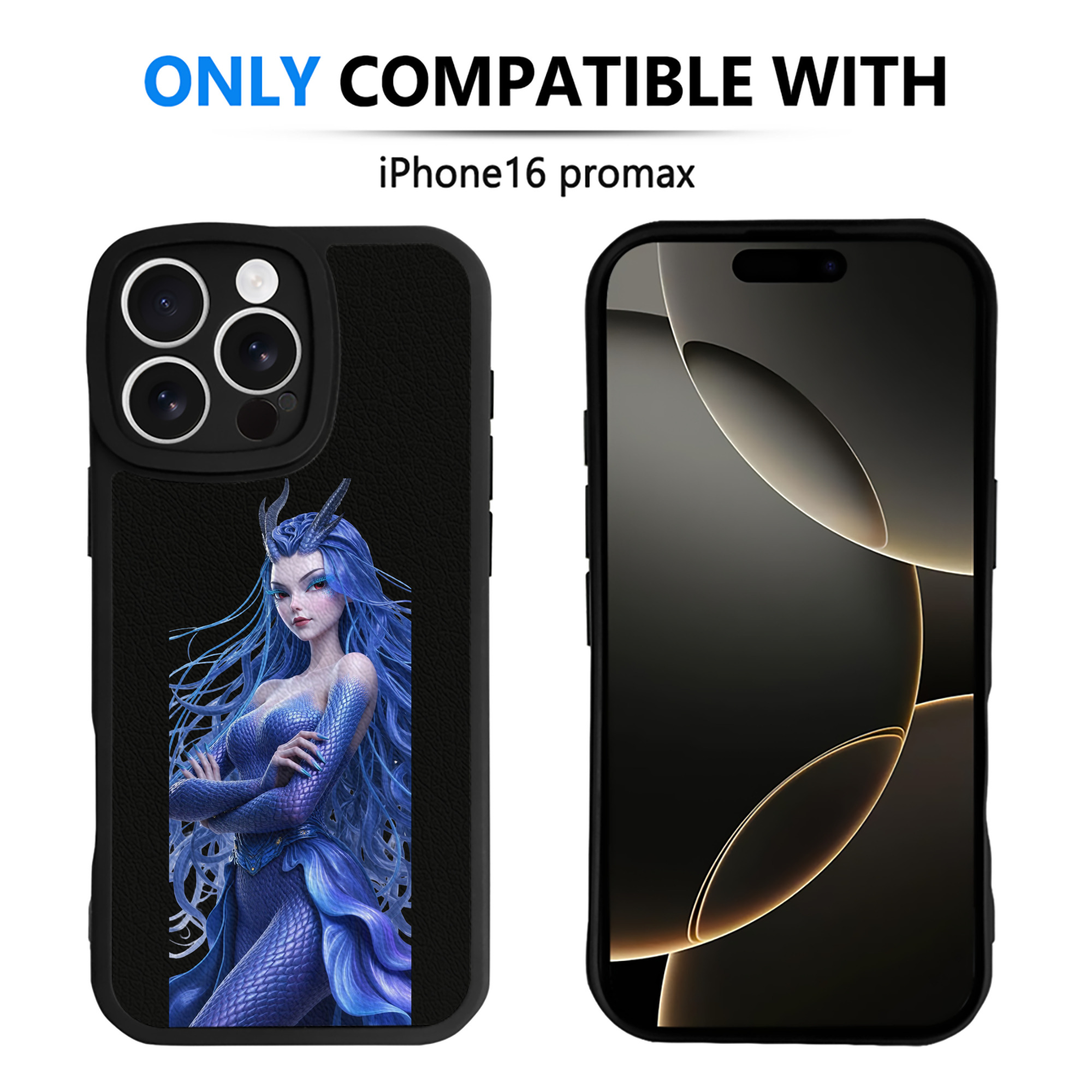 （画像用） Ne Zha 2 ナタ 魔童の大暴れ 【iPhone 16シリーズ対応】シリコンスマホケース（レザー調） 材質：シリコン